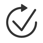 Dependability and support Icon Dependability and support Icon
