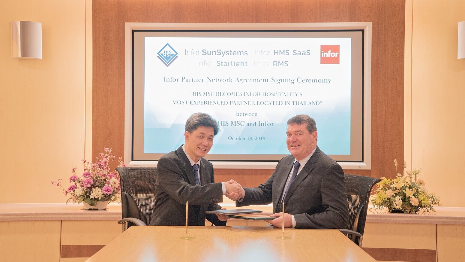 Infor Partner Network Agreement Signing Ceremony 2 Infor Partner Network Agreement Signing Ceremony 2